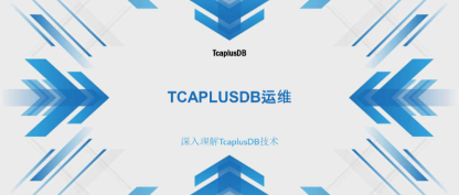 【深入理解TcaplusDB技术】TcaplusDB运维
