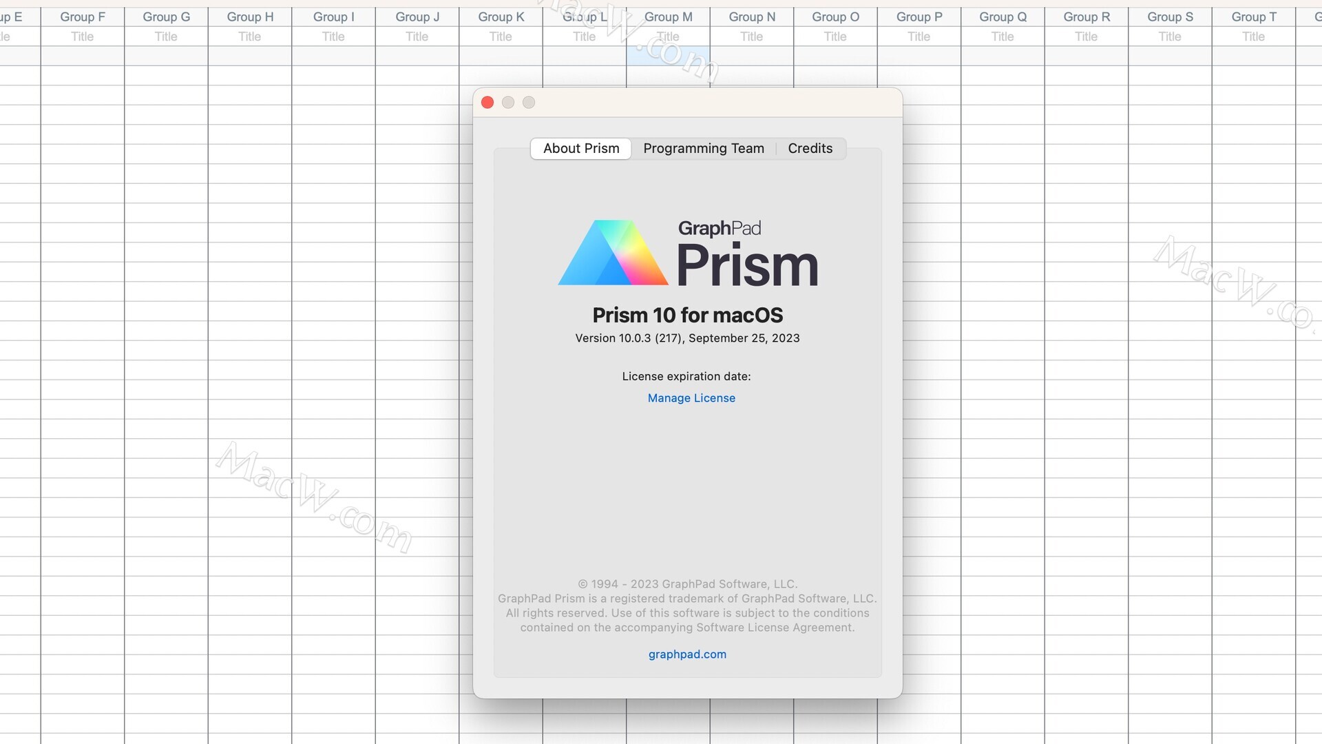 graphpad prism 10 for mac永久注册码 prism10下载