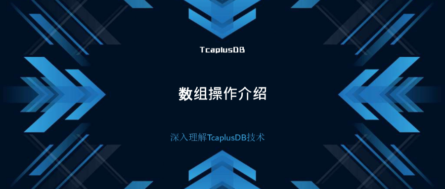 【深入理解TcaplusDB技术】数组操作介绍