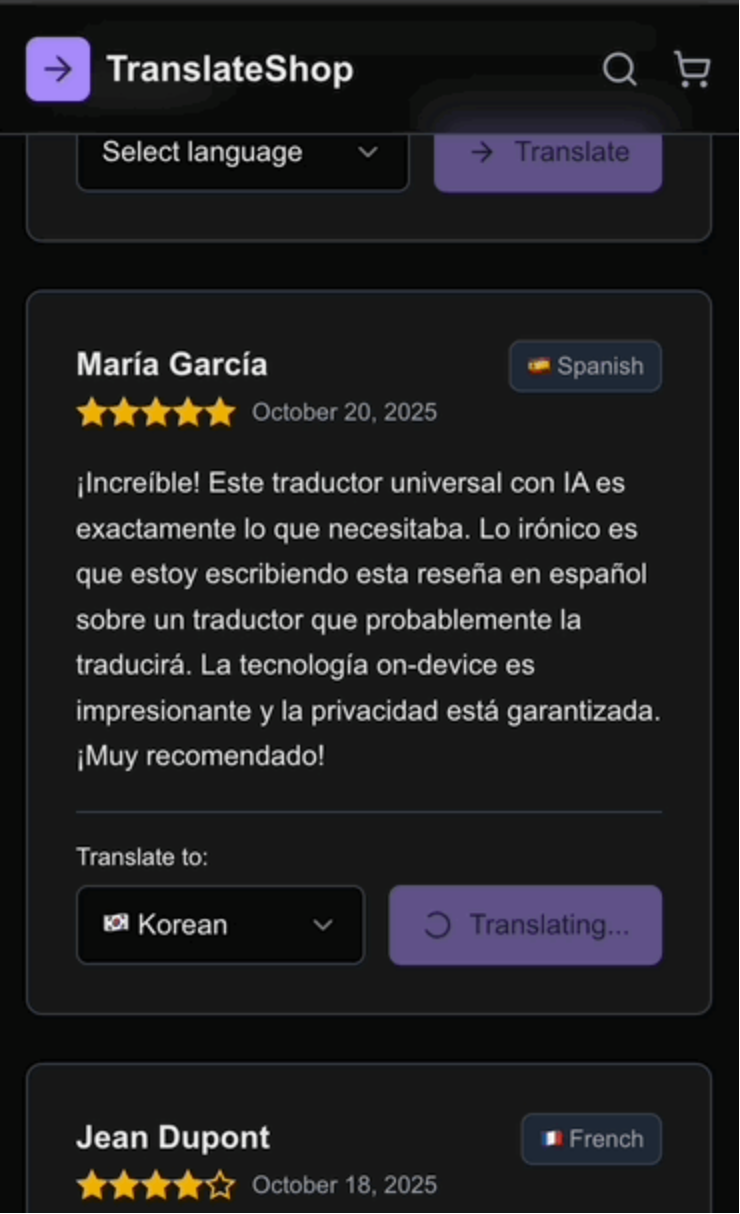使用 Chrome 内置 AI API 构建翻译 Demo
