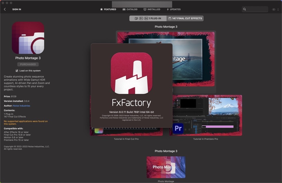 FxFactory 8 Pro for Mac(视觉特效处理包)v8.0.11永久激活版