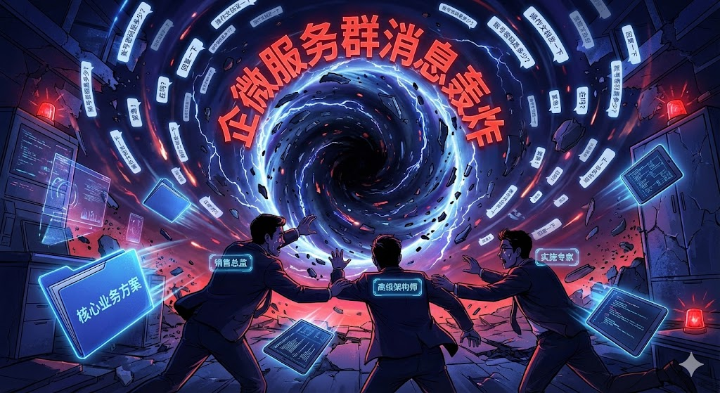 AI 接管企微项目群:某软件企业将300+客户群交给了天润融通ZENAVA