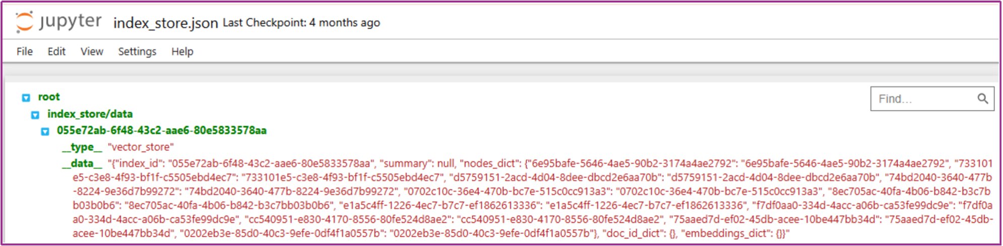 index_store.json 的内容